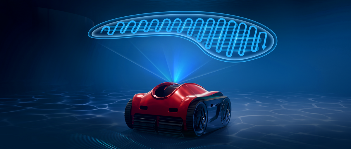 How Smart Navigation in a Pool Cleaner Leads to a Spotless Pool