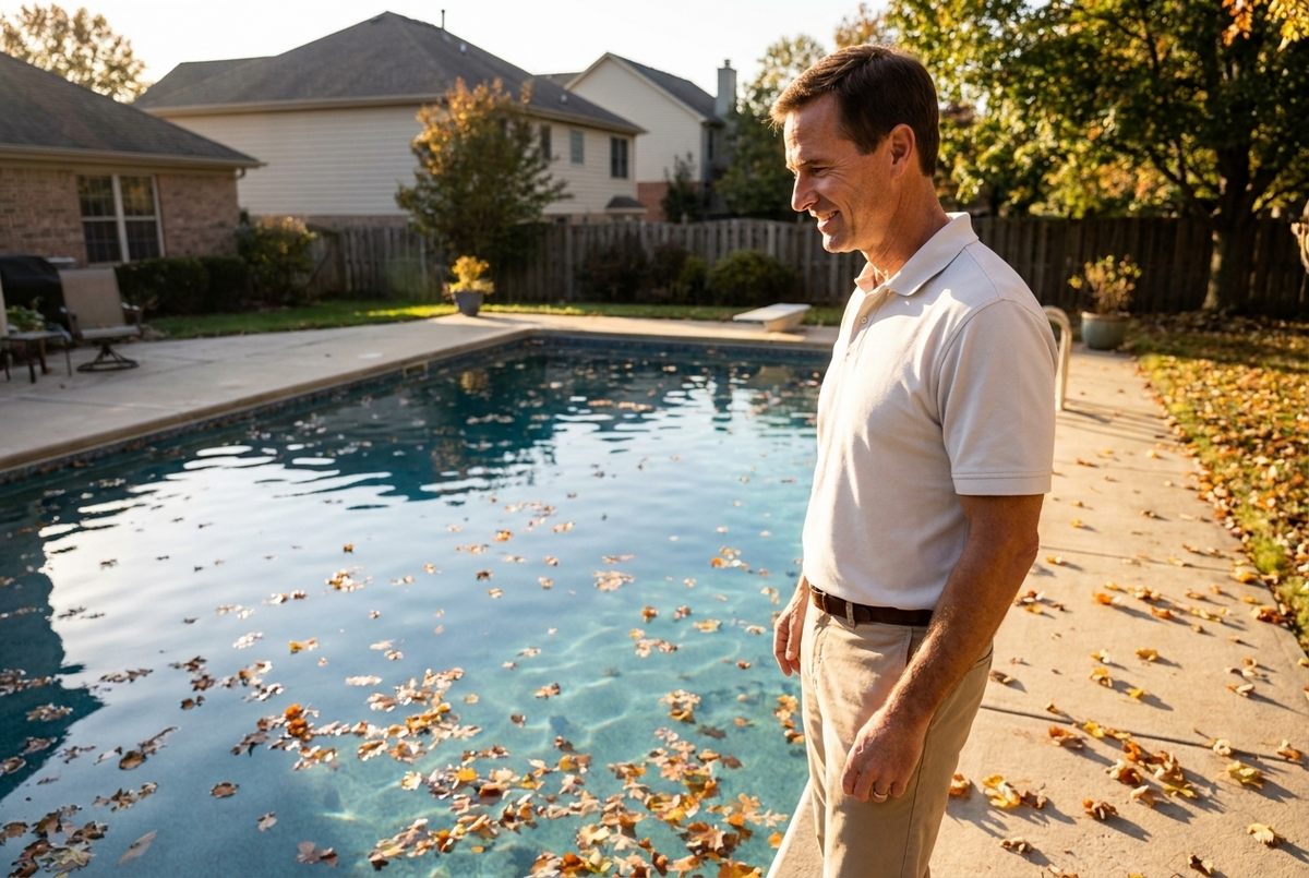 Leaves and daily debris are two different problems, and one cleaner needs to handle both.