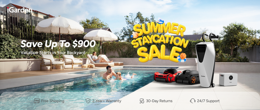iGarden Robotic Pool Cleaner Sale and Summer Backyard Deals