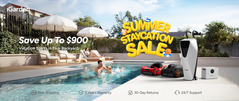 iGarden Robotic Pool Cleaner Sale and Summer Backyard Deals