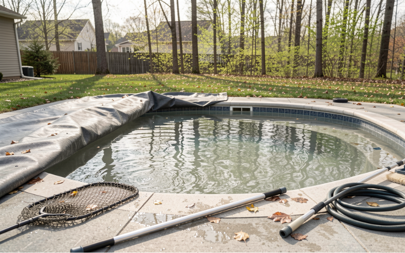 Spring Pool Opening: A Step by Step Guide to Start the Season Clean