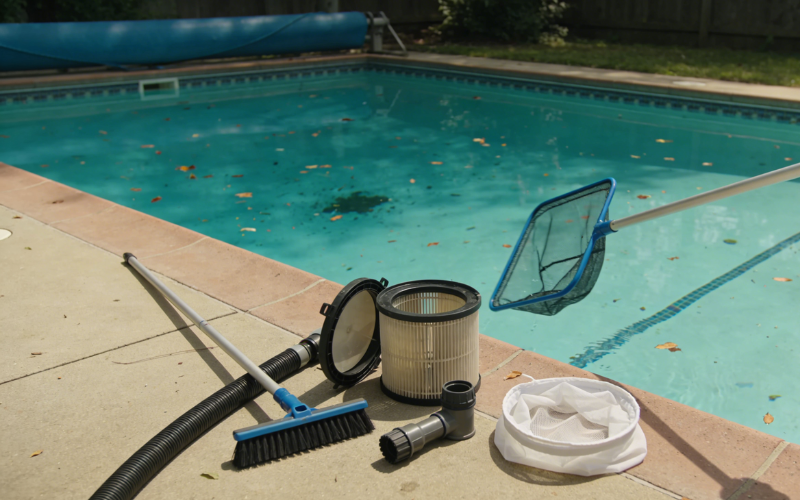 Pool cleaning tools