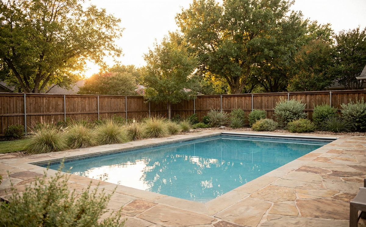 A clean backyard pool reflects what a reliable robotic cleaner delivers week after week