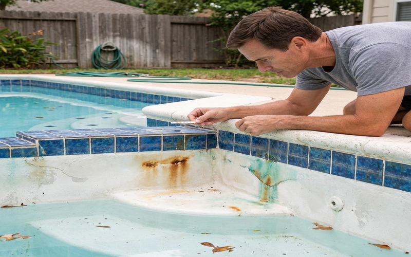 Pool Stain Identification: What That Color Is Actually Telling You