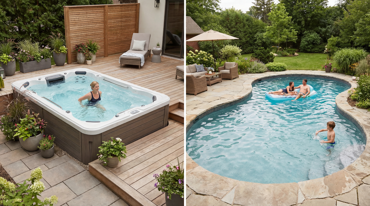Swim Spa vs Pool: Which Is Better for Space, Cost, Exercise, and Family Use?