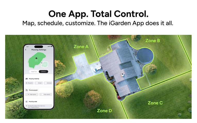 iGarden Robotic Lawn Mower R Series