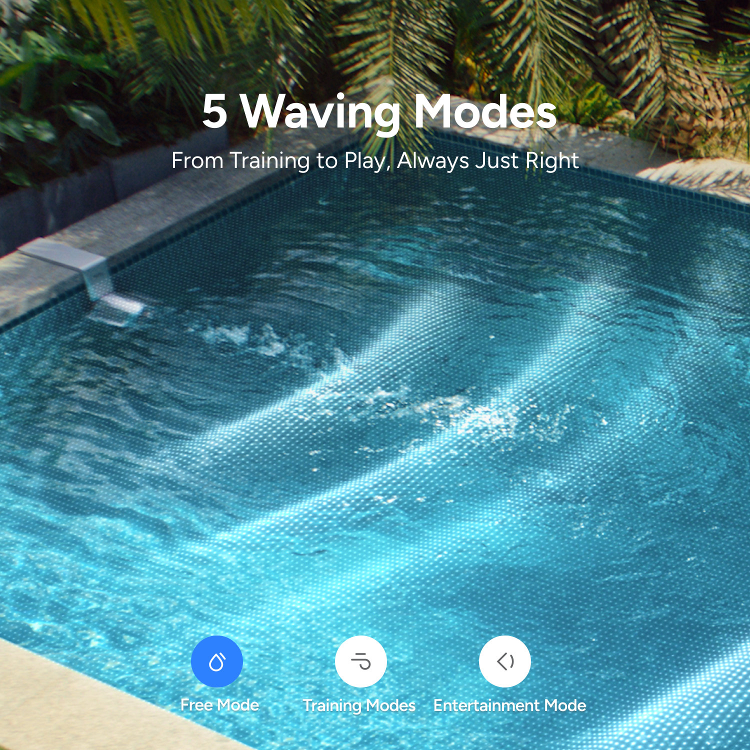 iGarden swim jet p series 5 Waving Modes