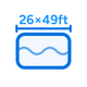 For Pools up to 26*49 ft