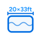 For Pools up to 20x33ft