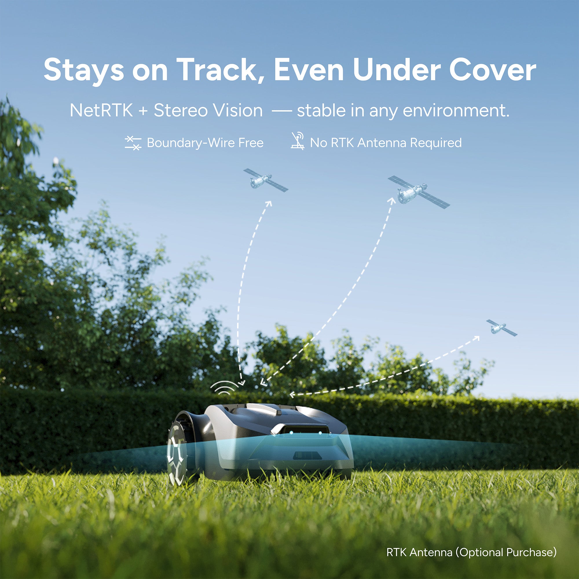 iGarden Robotic Lawn Mower R Series NetRTK + Stereo Vision