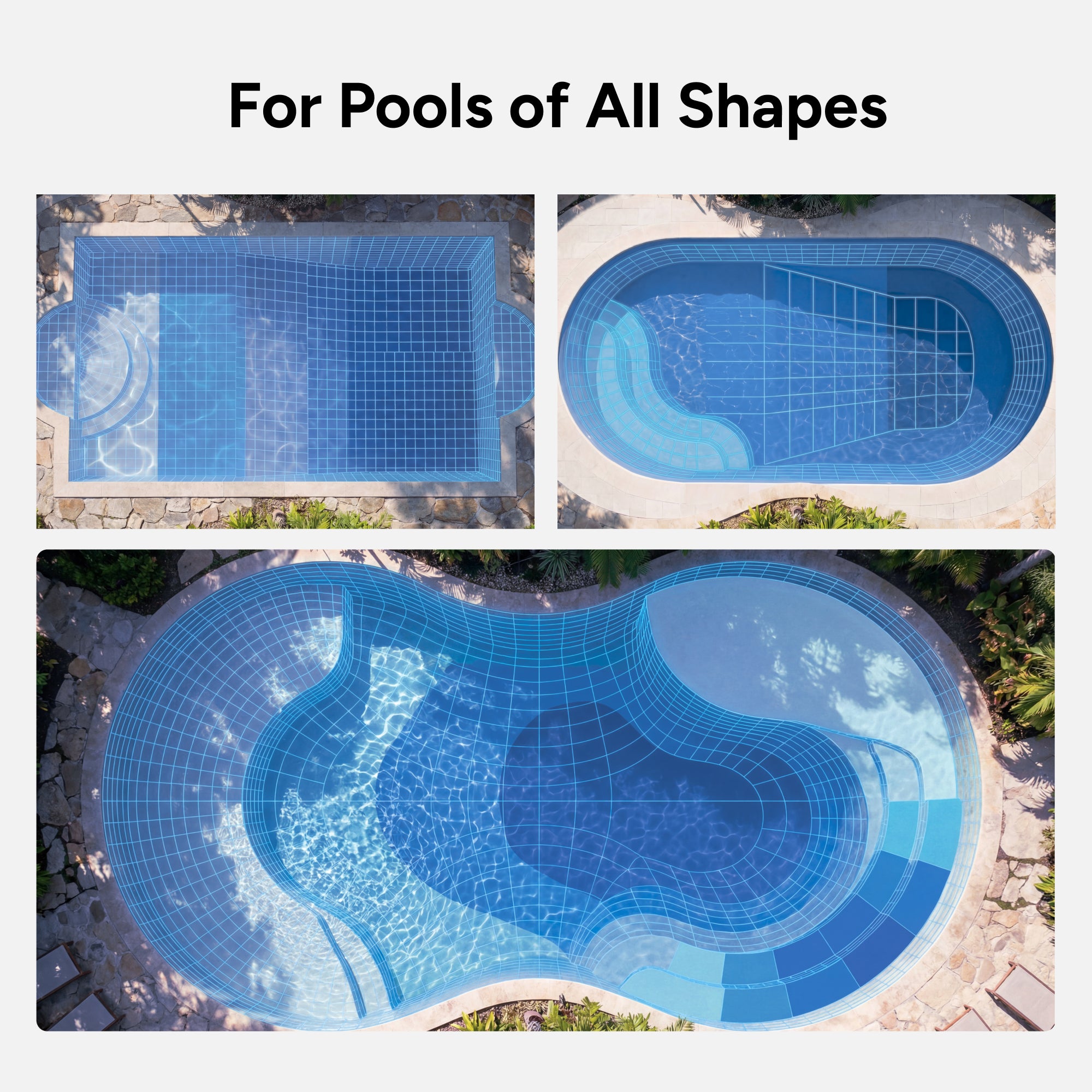 iGarden Robotic Pool Cleaner M1-AI for Pools of All Shapes