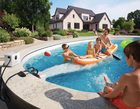 Bring the fun to a friend's pool
