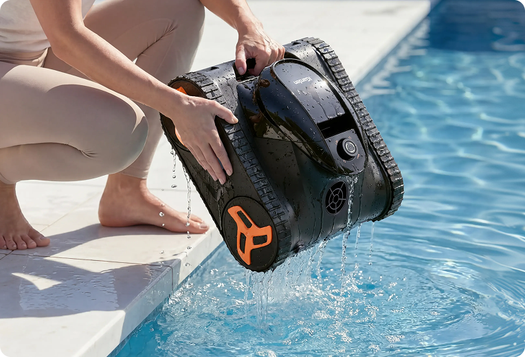 Pool cleaner mapping a pool