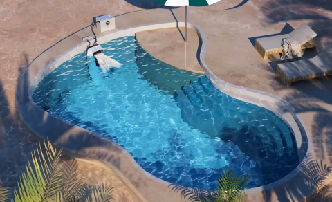 No space for a dedicated lap pool