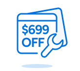 $699 OFF Installation