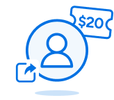 Share & Earn $20 Back