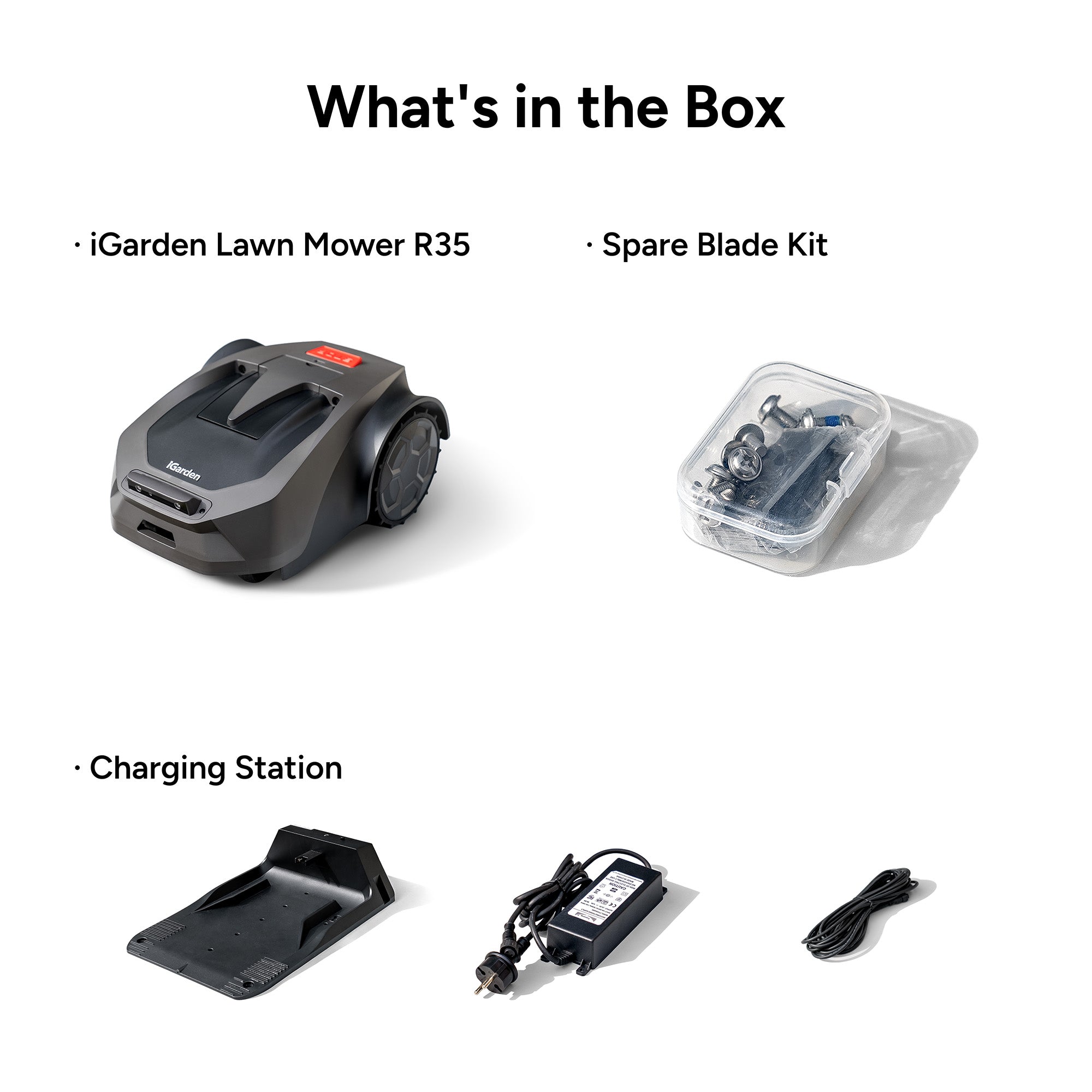 iGarden Robotic Lawn Mower R35 Box