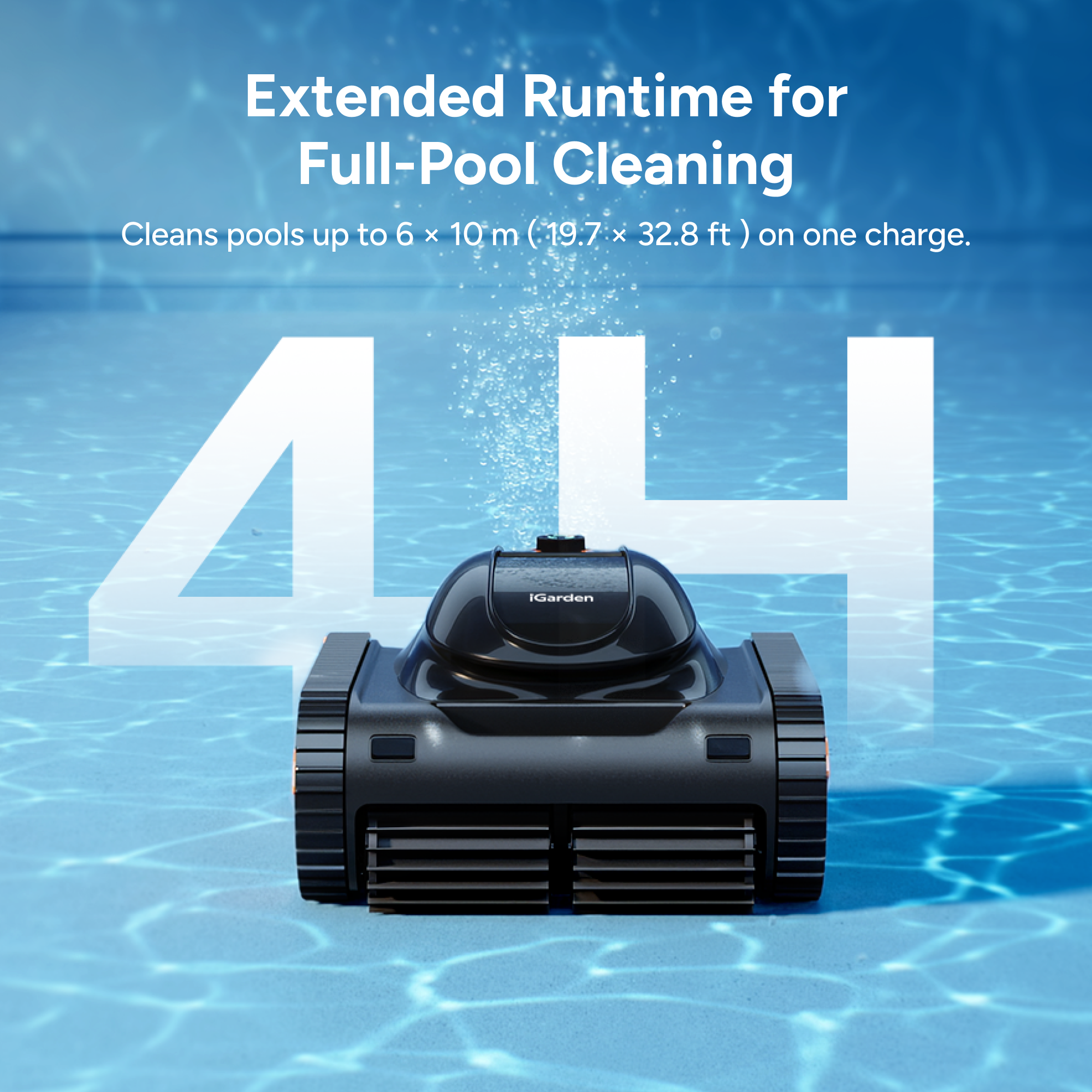 iGarden Robotic Pool Cleaner KN-AI Series Runtime