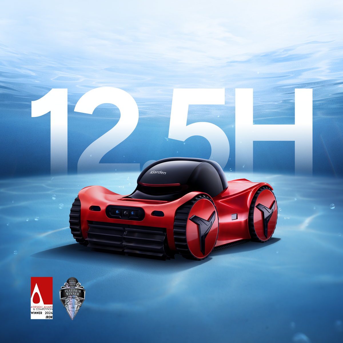 iGarden Robotic Pool Cleaner M1-AI 125