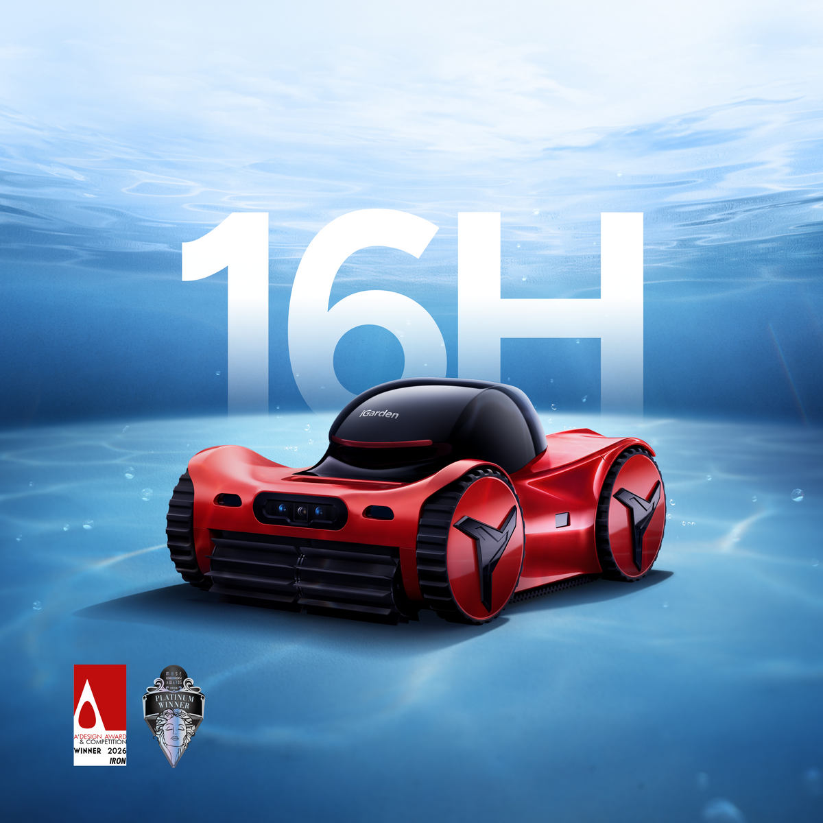 iGarden Robotic Pool Cleaner M1-AI 160
