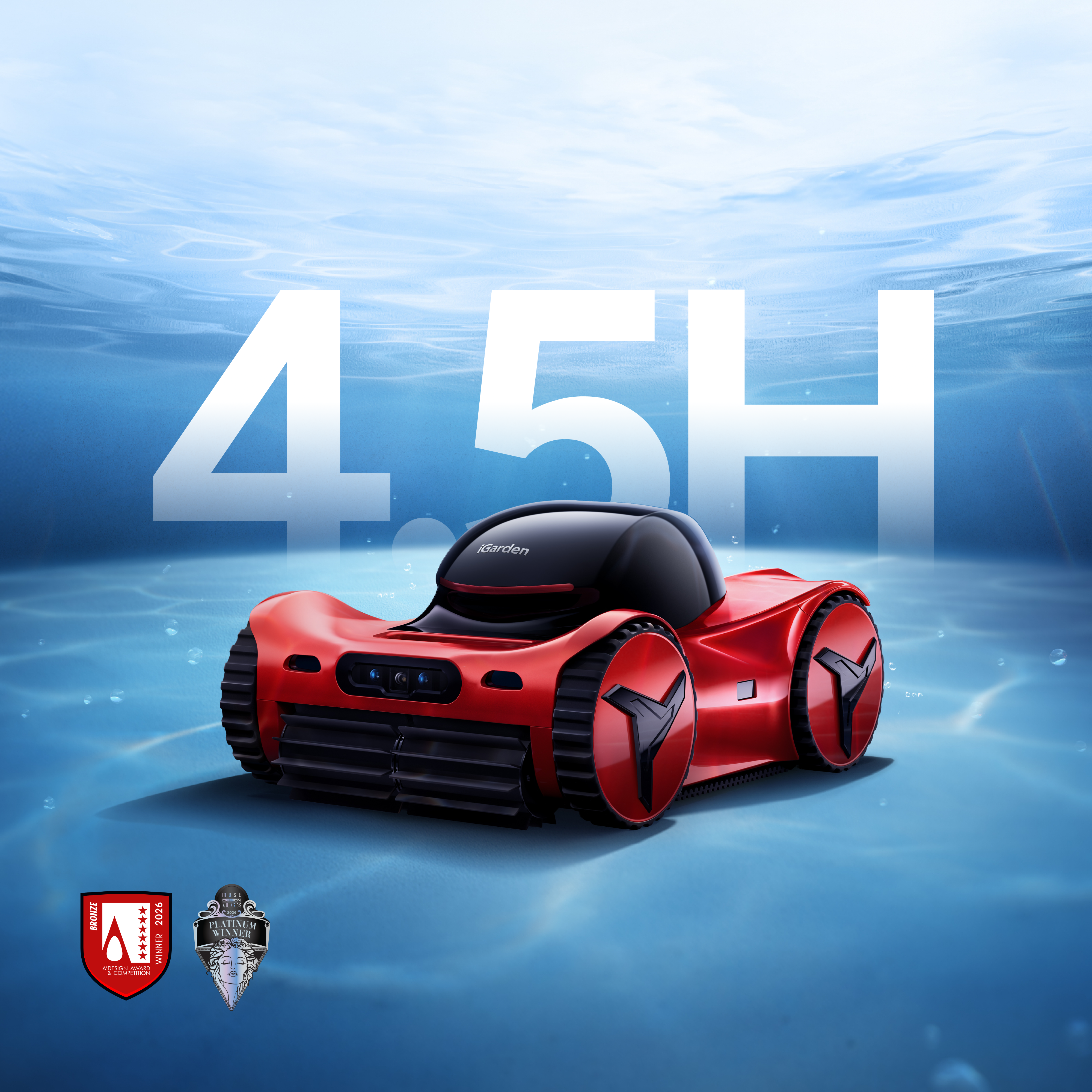 iGarden Robotic Pool Cleaner M1-AI Series