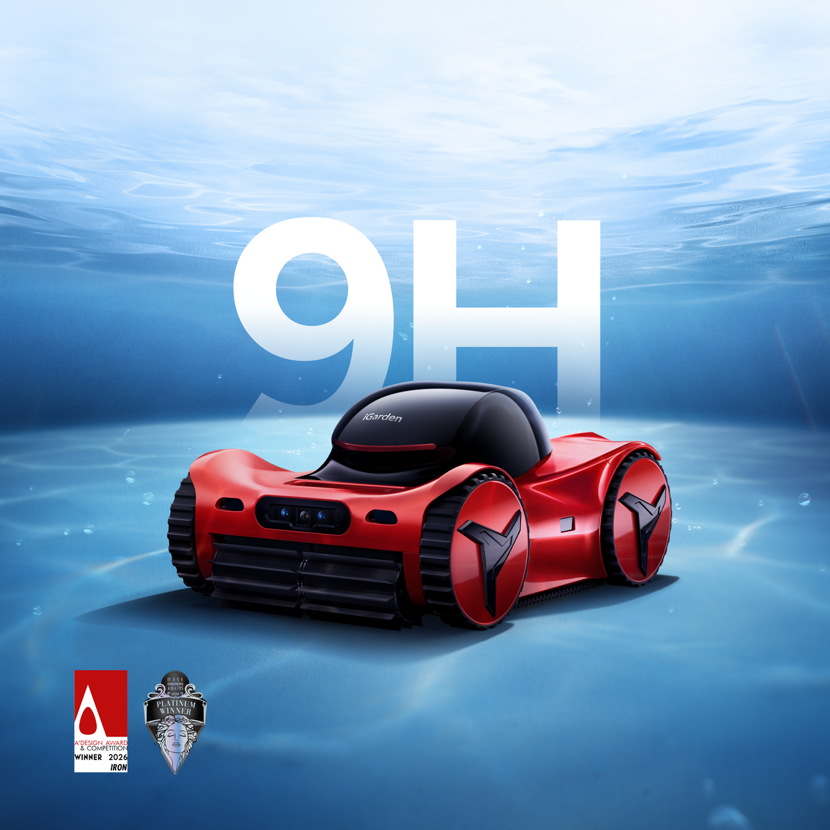 iGarden Robotic Pool Cleaner M1-AI 90